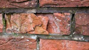 Spalling brick due to cement stopping the breathability